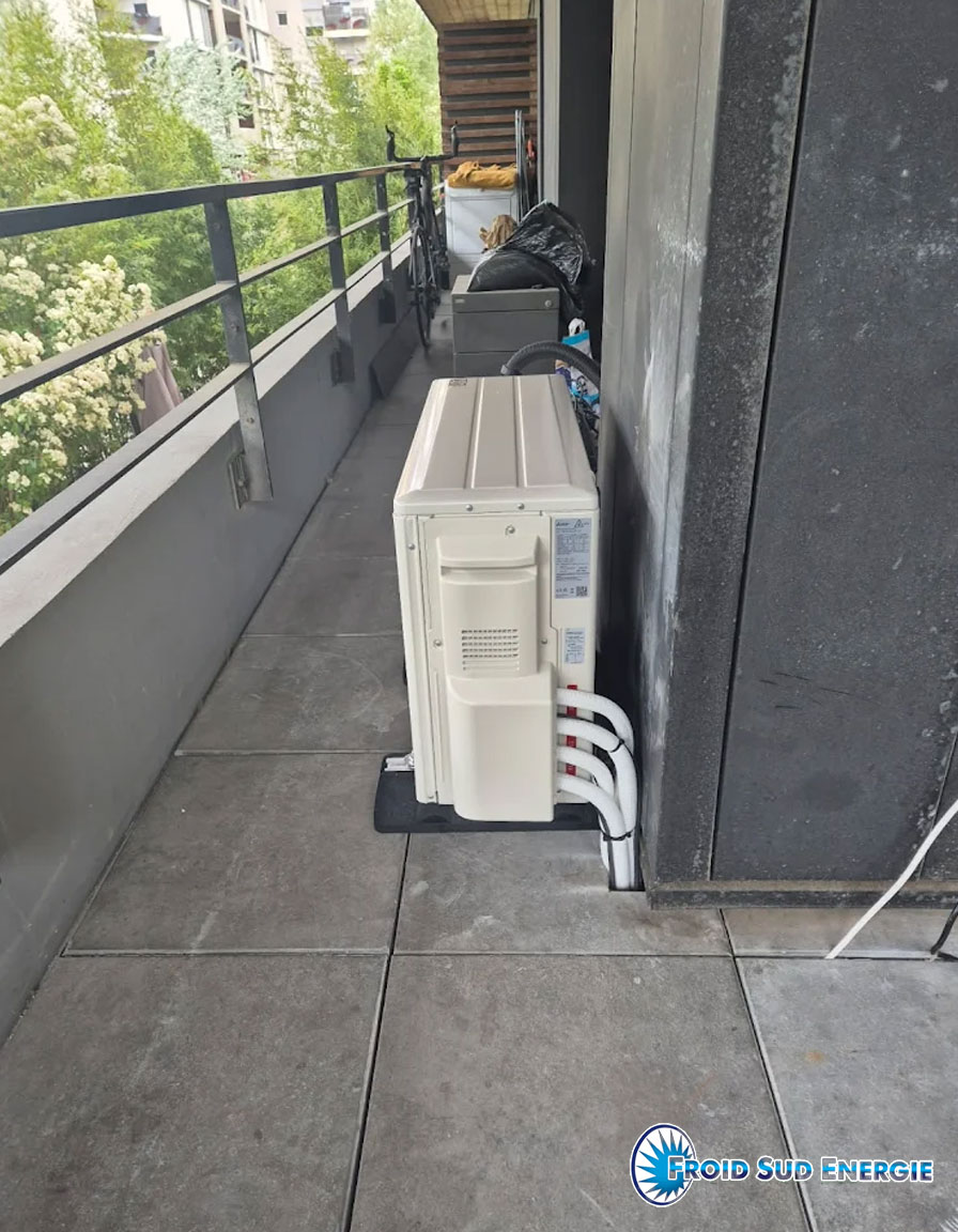 Installation climatisation Bisplit Mitsubishi - Froid sud energie