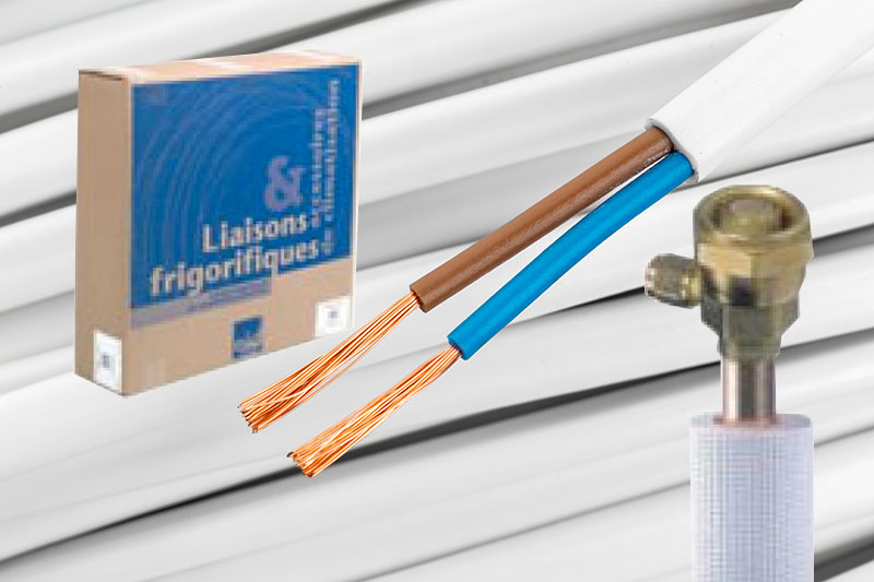 liaison cuivre préchargée climatisation