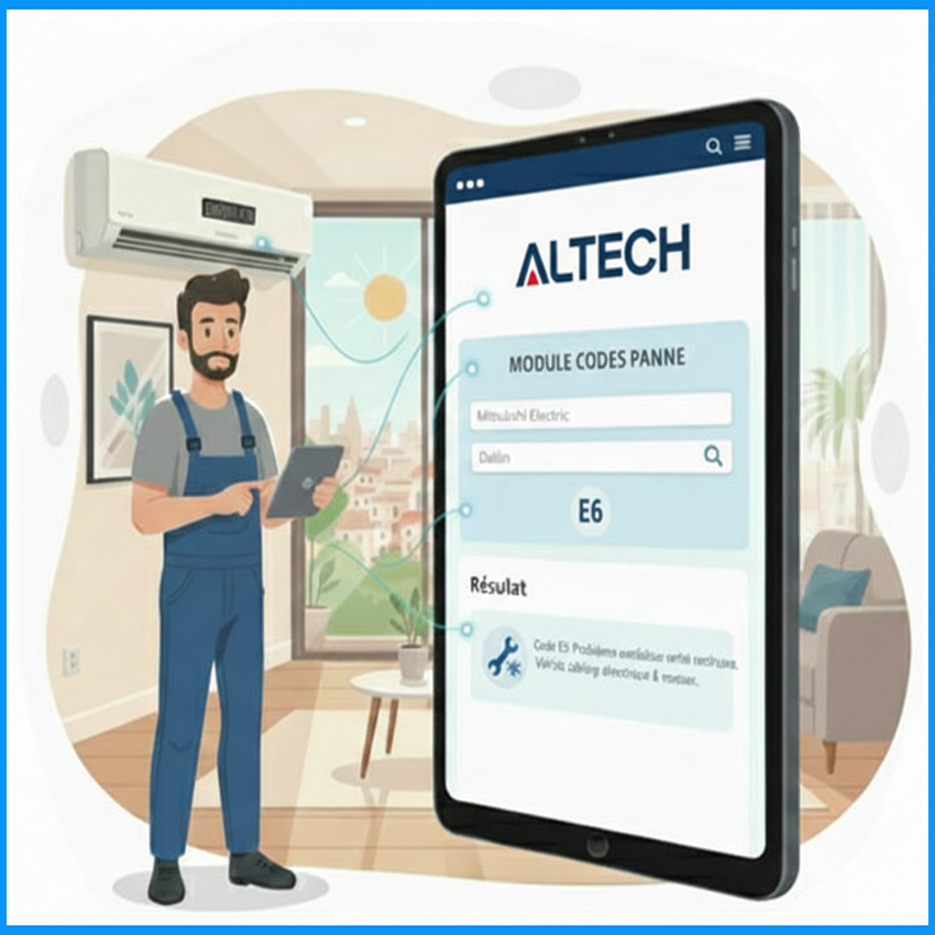 Codes panne climatisation et pompes a chaleur Altech