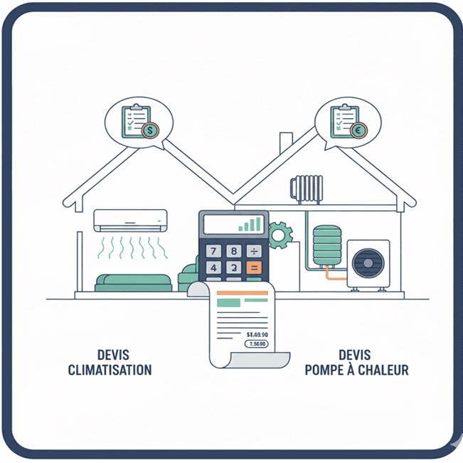 Devis climatisation et pompes a chaleur