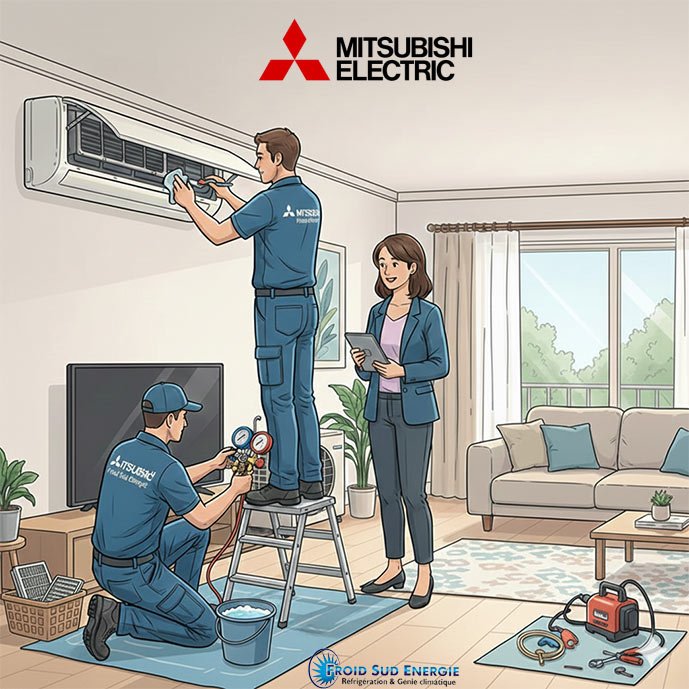 Entretien climatisation Mitsubishi electric
