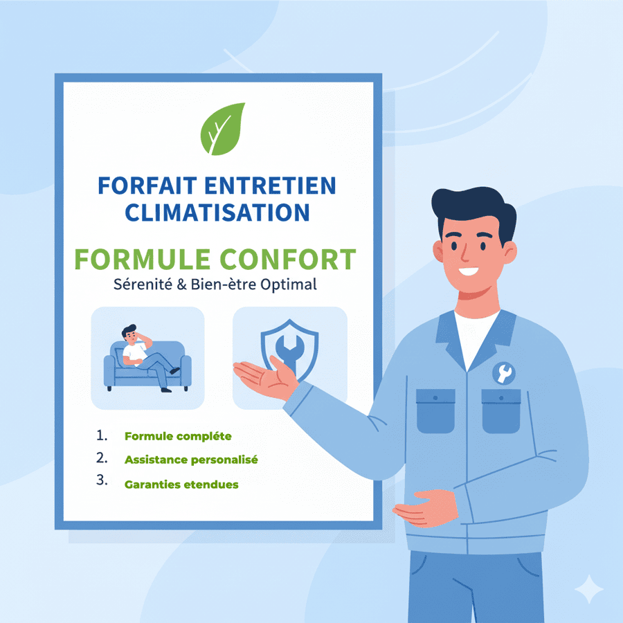Entretien climatisation formule Confort