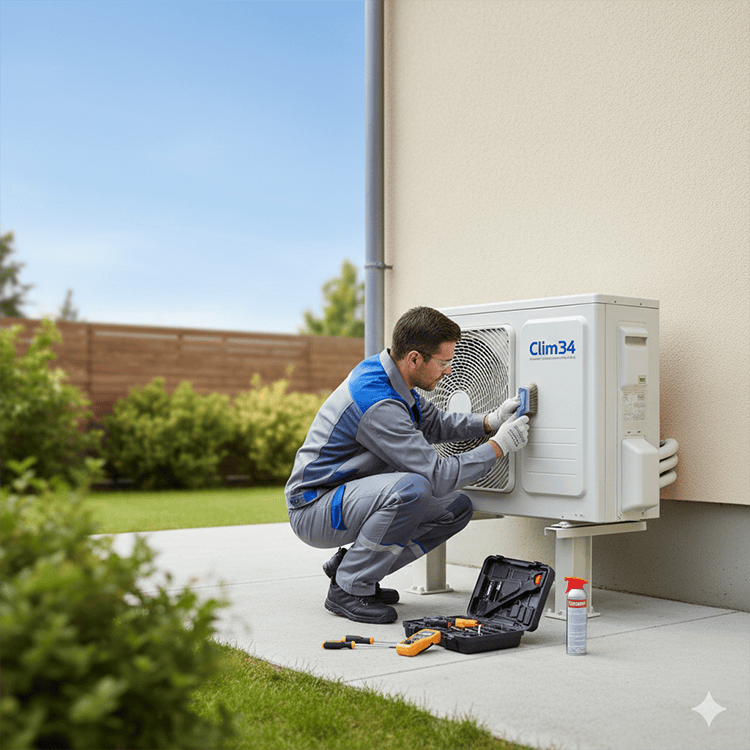 Entretien groupe exterieur de climatisation