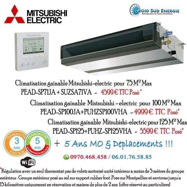 Gainables Mitsubishi electric pead-sp essentiel