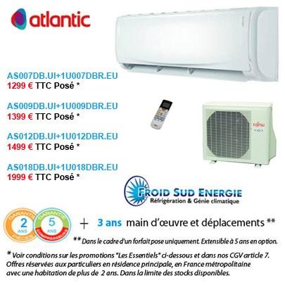 Climatisation Atlantic Dojo eco