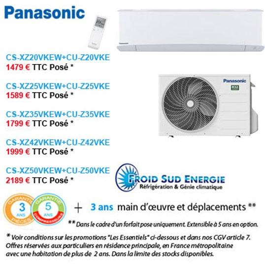 Climatisation Panasonic Etherea