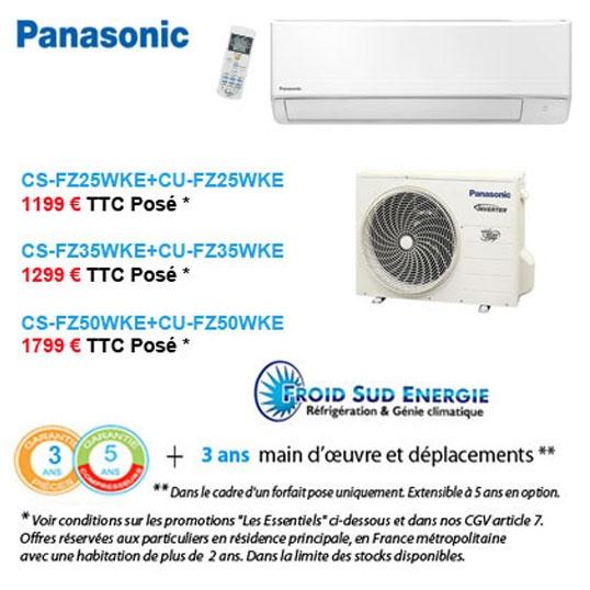 Clim Panasonic CS-FZ Climatisation monosplit Panasonic FZ