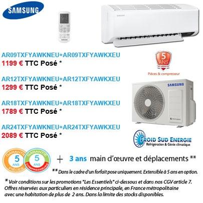 Climatisation Samsung cebu