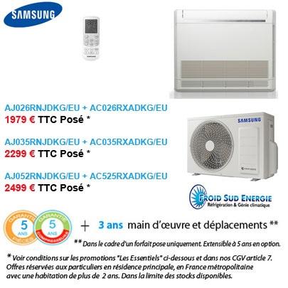 Climatiseur samsung console Climatisation Samsung console