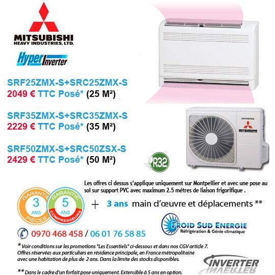 Climatiseurs Mitsubishi Heavy SRF ZMX