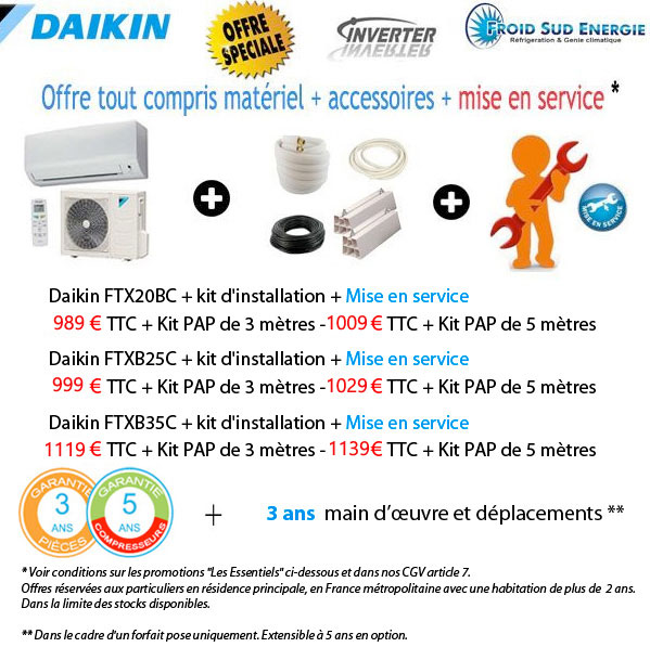 clim daikin ftxb pret a poser