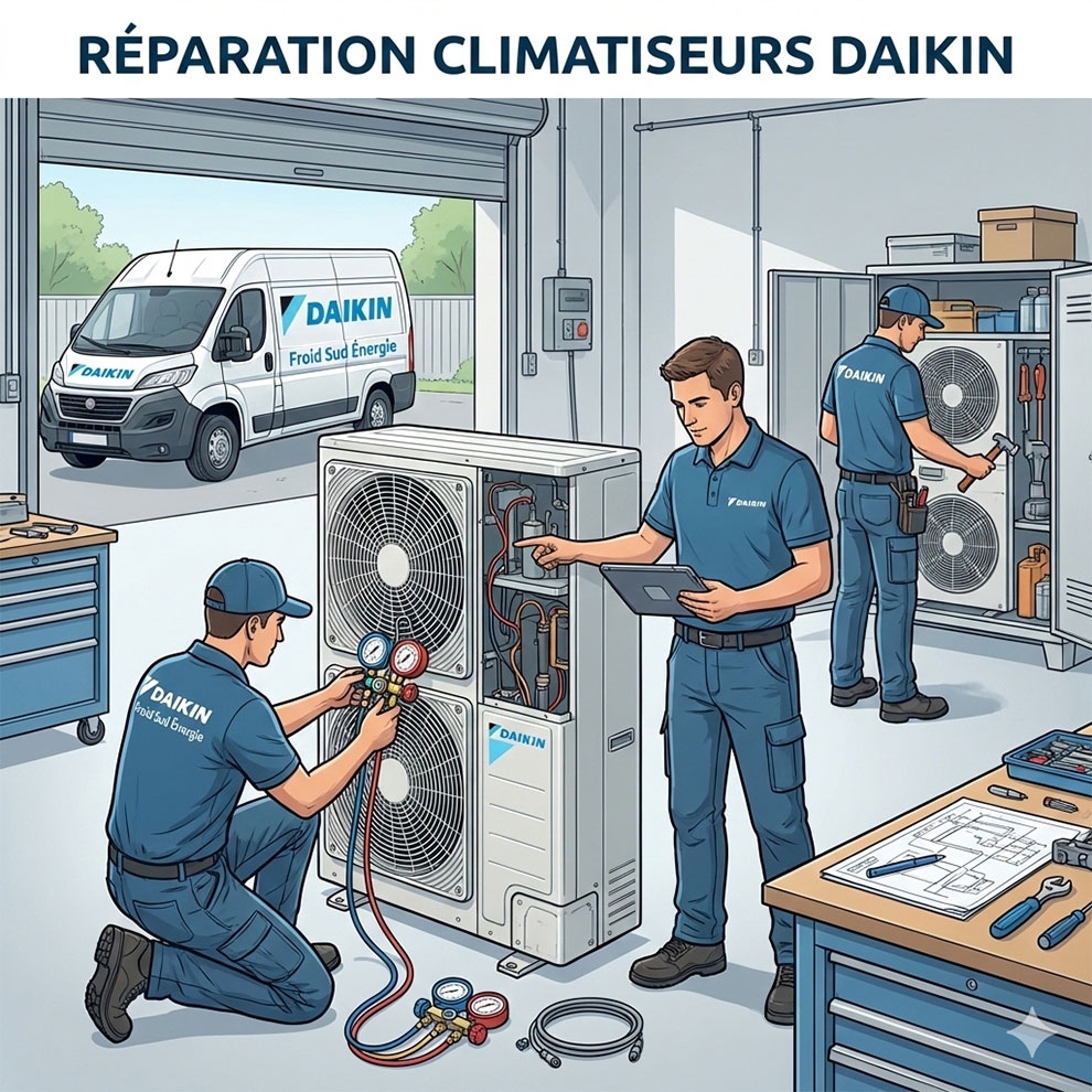 Reparations climatisation Daikin
