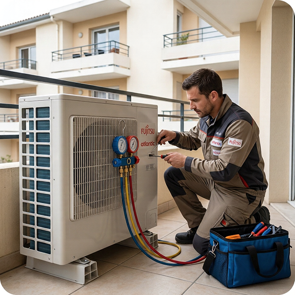 Entretien clim Atlantic Fujitsu